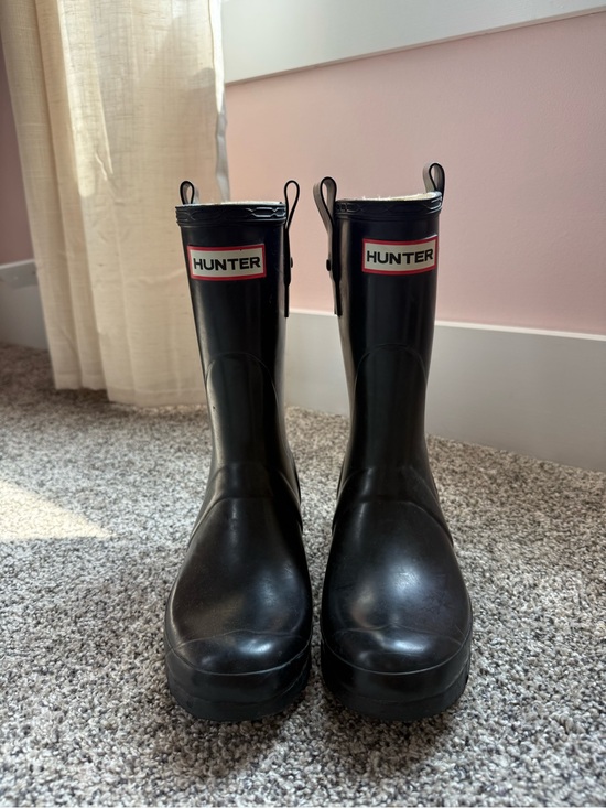 Hunter Shoes - Hunter Original Short Rain Boots Black Women’s 6
